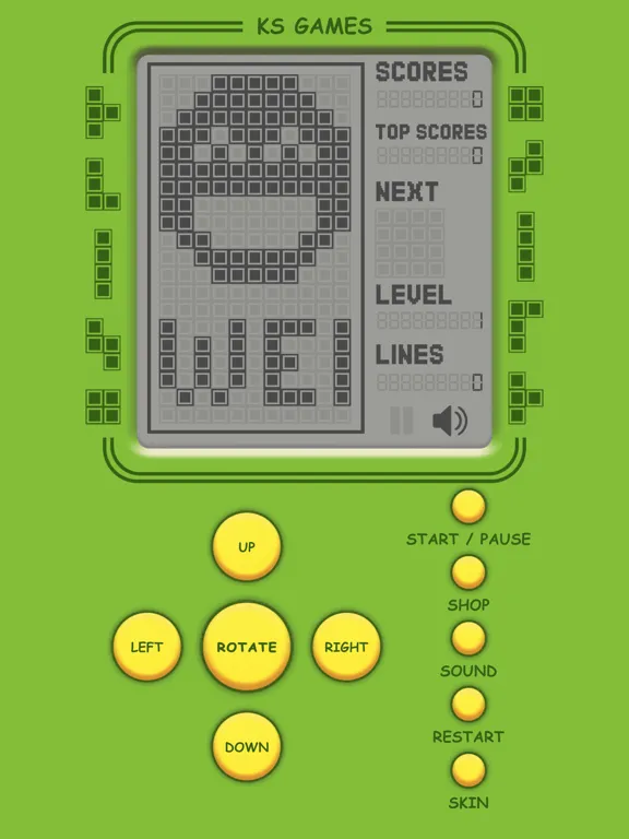 Retro Brick Game Pro iPad  Screenshots