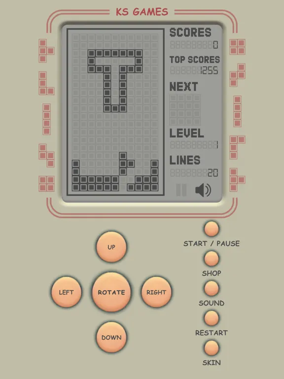 Retro Brick Game Pro iPad  Screenshots