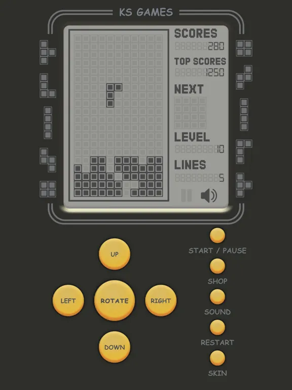 Retro Brick Game Pro iPad  Screenshots