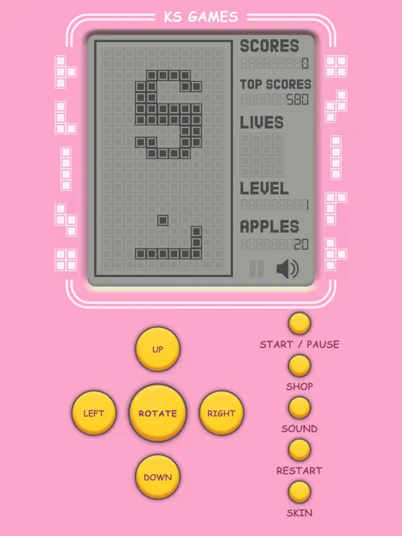 Retro Brick Game Pro iPad  Screenshots