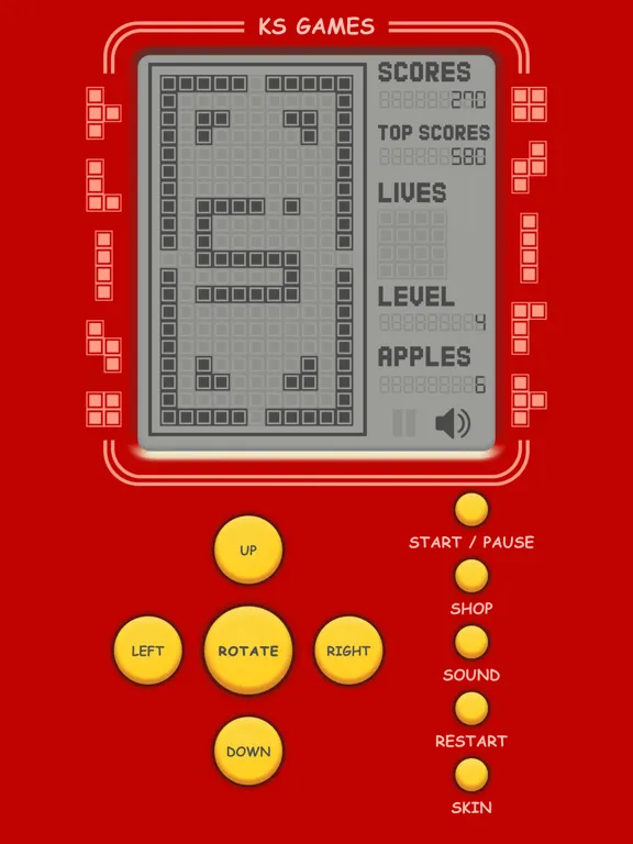 Retro Brick Game Pro iPad  Screenshots