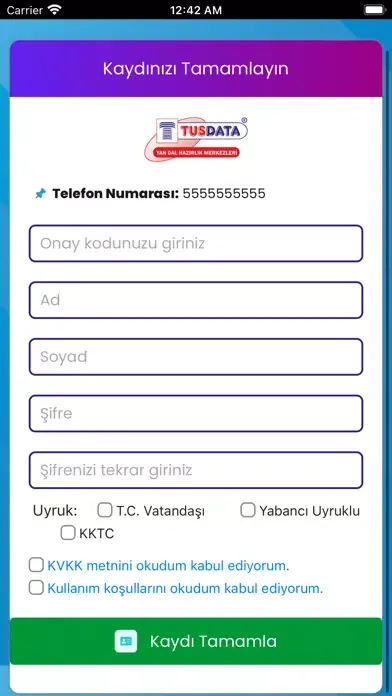 Screenshot di YDUS Tercih Robotu