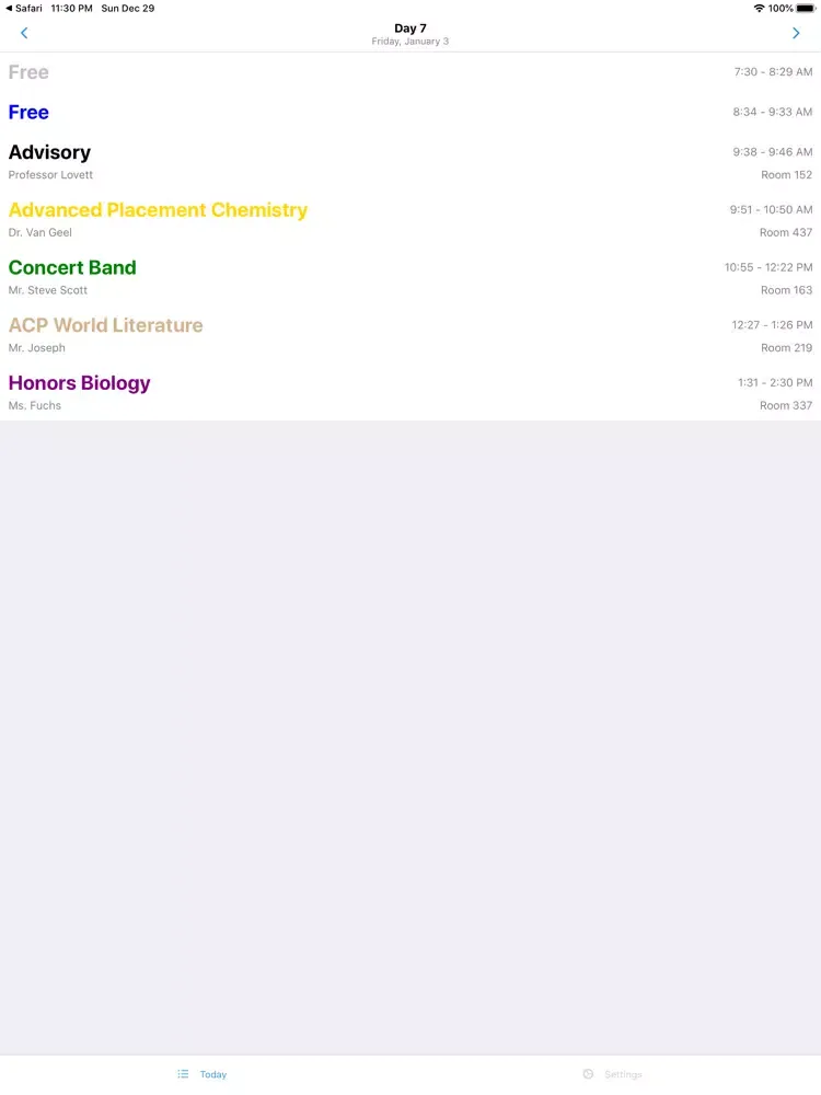 WHS Helper App iPad  스크린샷
