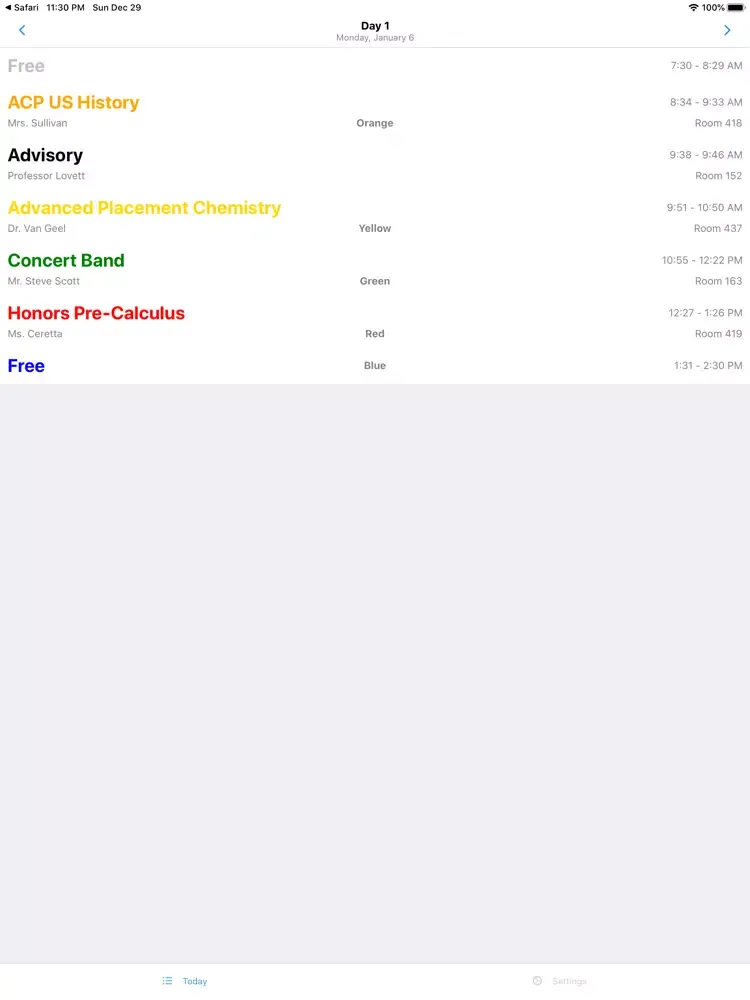 WHS Helper App iPad  스크린샷