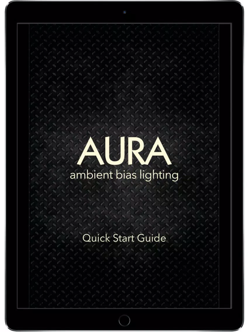 Ảnh chụp màn hình của Aura - Quick Start Guide iPad 