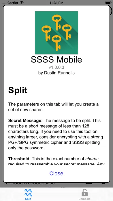 SSSS Mobile Screenshots