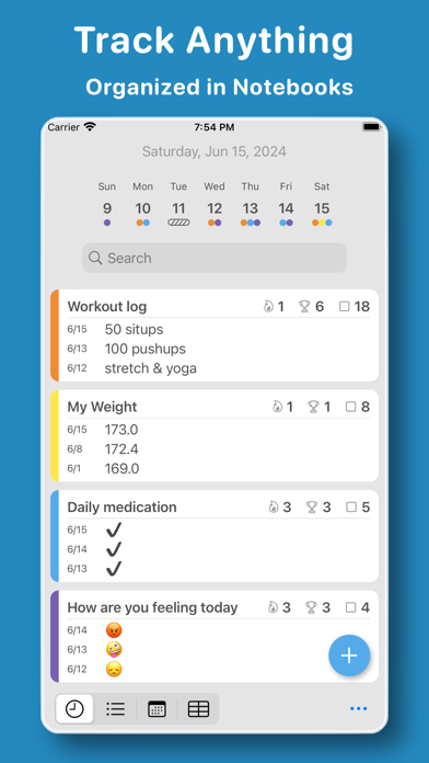 Screenshot di Keep Track - Daily Notebook