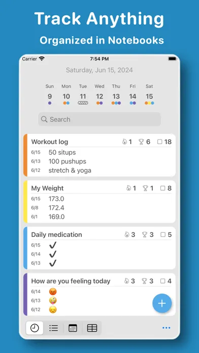 Keep Track - Daily Notebook 스크린샷