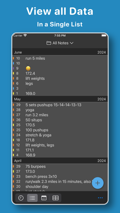 Screenshot di Keep Track - Daily Notebook