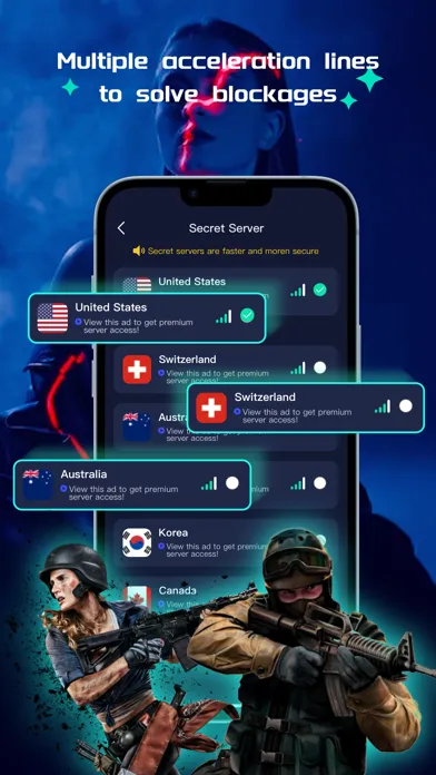 Secure Proxy:Unlimited Network Screenshots