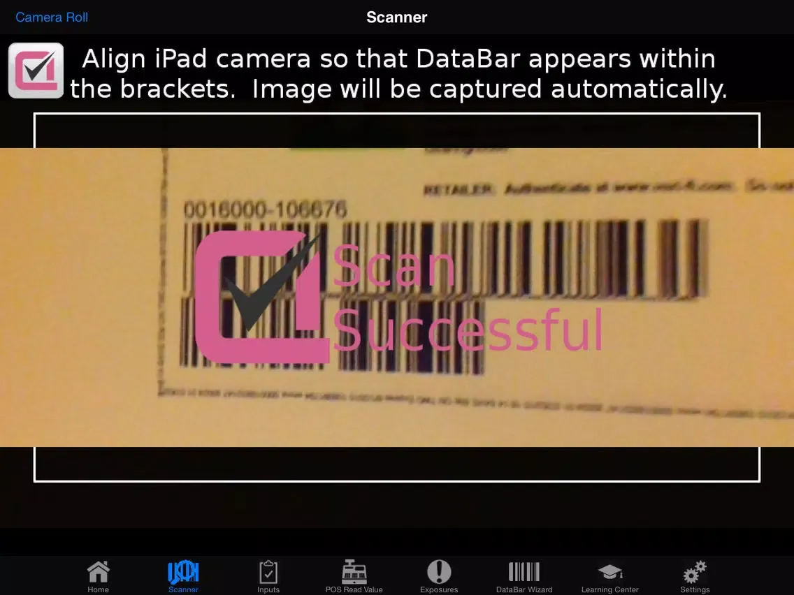 CHEQR DataBar Maestro iPad  スクリーンショット