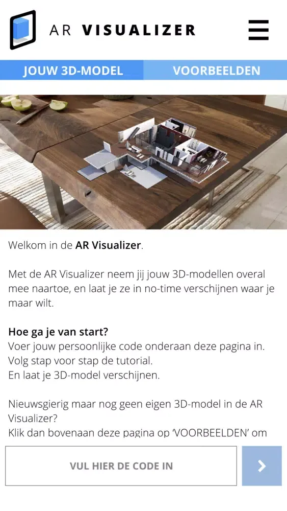 Tangkapan skrin AR Visualizer