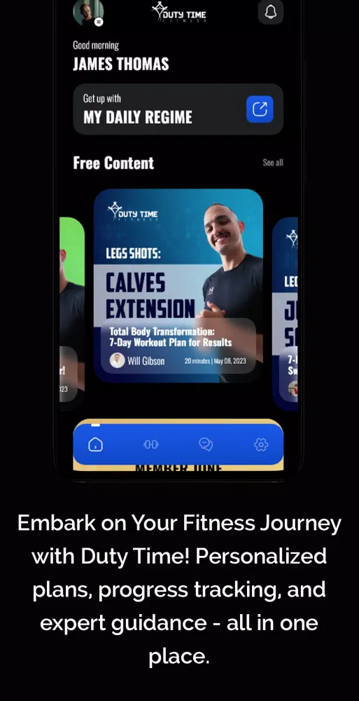 Ảnh chụp màn hình của Duty Time Fitness