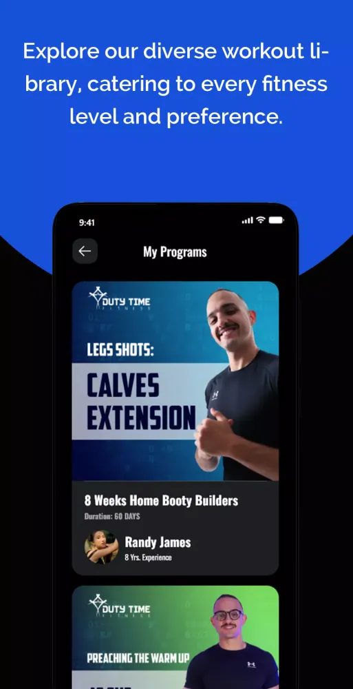 Ảnh chụp màn hình của Duty Time Fitness