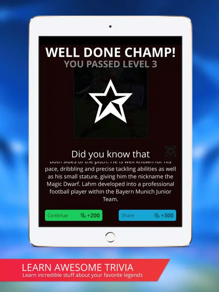 Football Quiz Ultimate 3 iPad  سکرین شاٹس