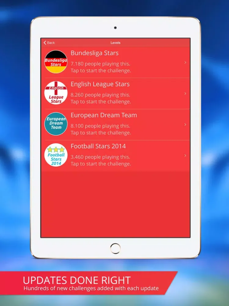 Football Quiz Ultimate 3 iPad  سکرین شاٹس