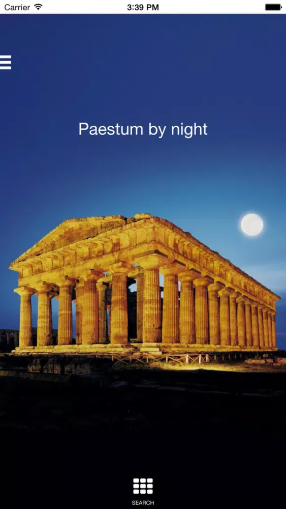 Screenshot di Paestum at night