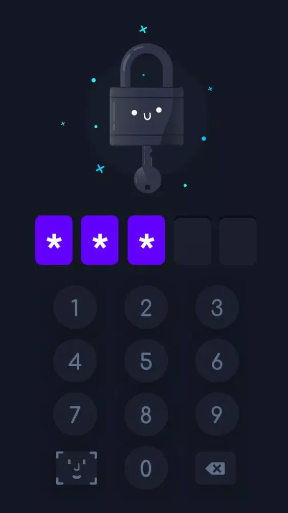 Tangkapan layar Sock - securely store images