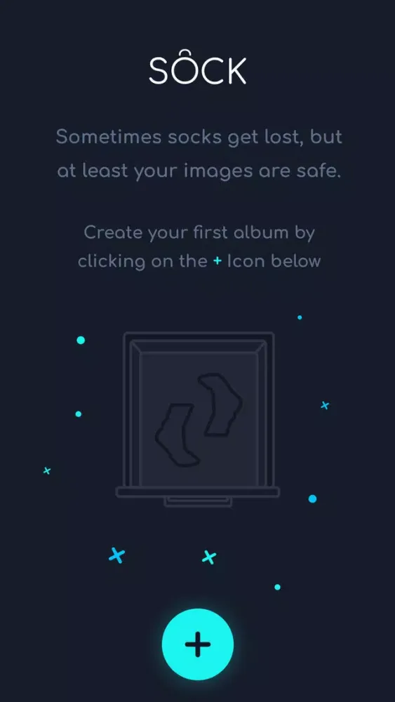 Tangkapan layar Sock - securely store images