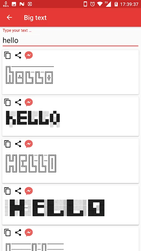 Ascii Art Screenshots