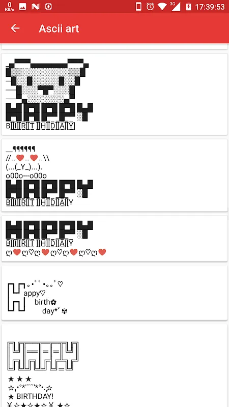 Ascii Art Screenshots
