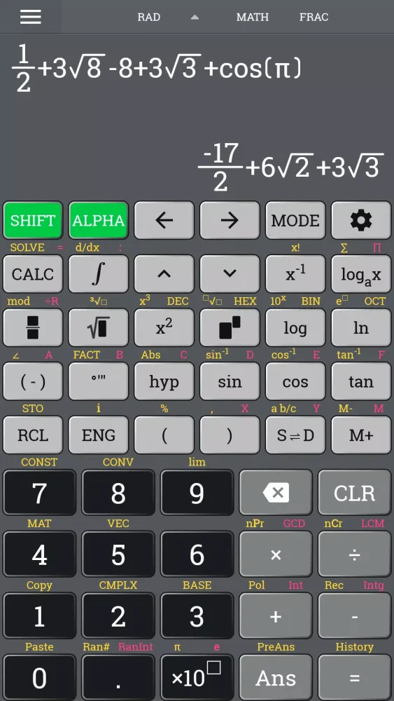 Screenshot di N-CALC