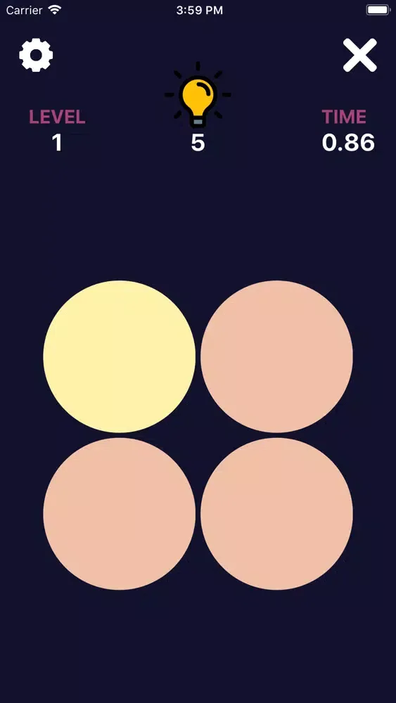 Capturas de tela do Find Different Color 2 Players