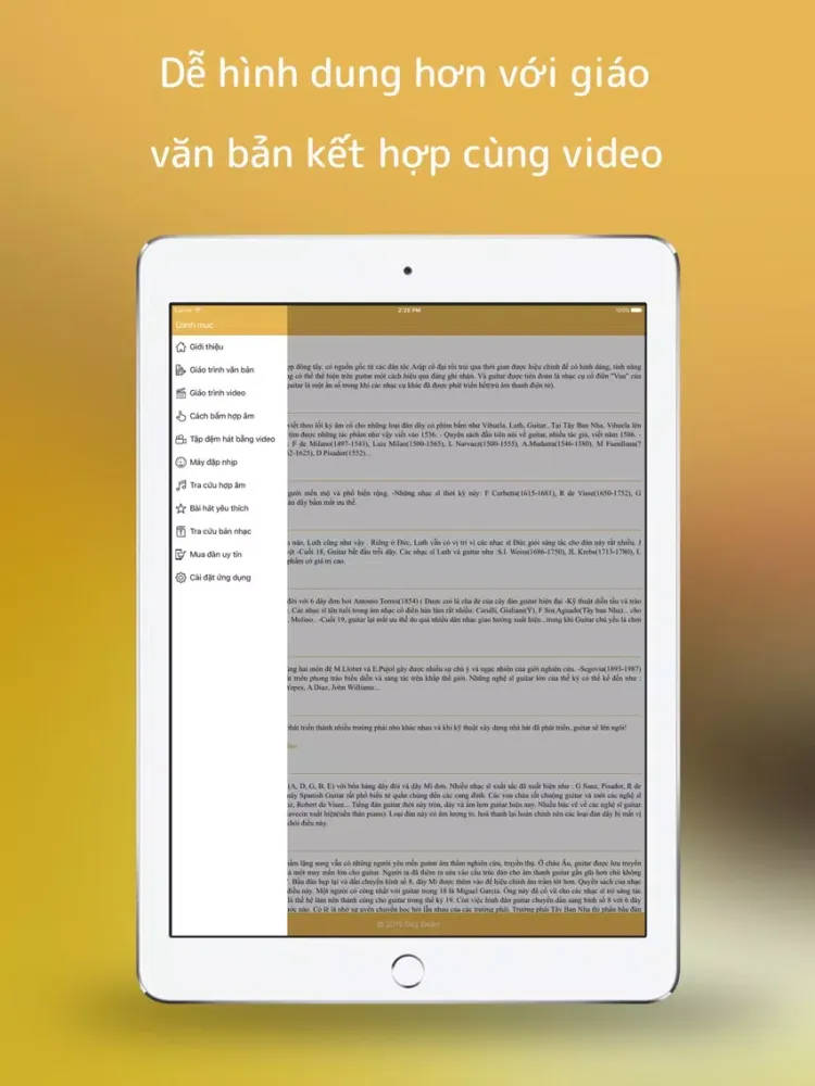 تصاویر Hoc dan Guitar - Học đàn PRO iPad 