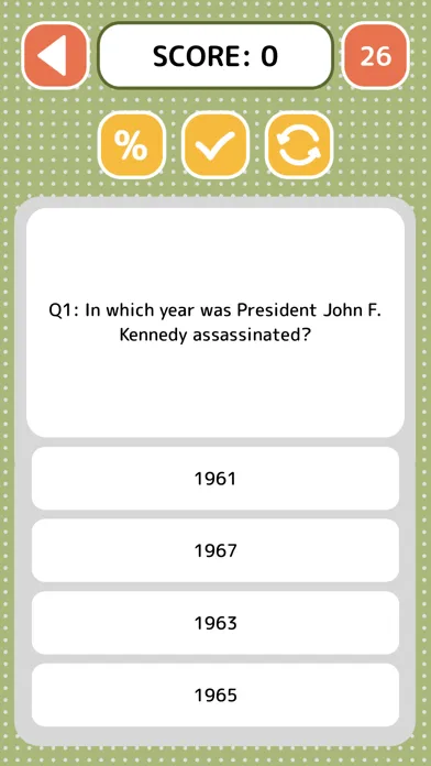 Tangkapan layar History Quiz - Game