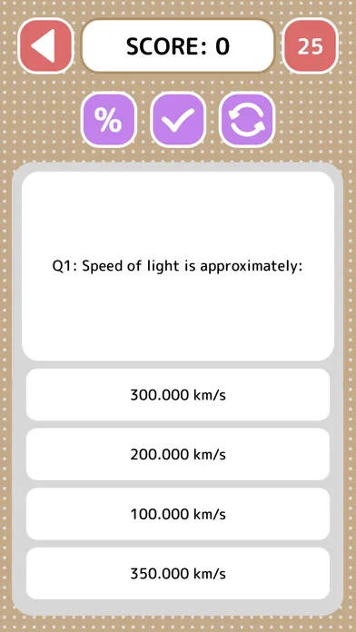 Tangkapan layar Physics Quiz - Game
