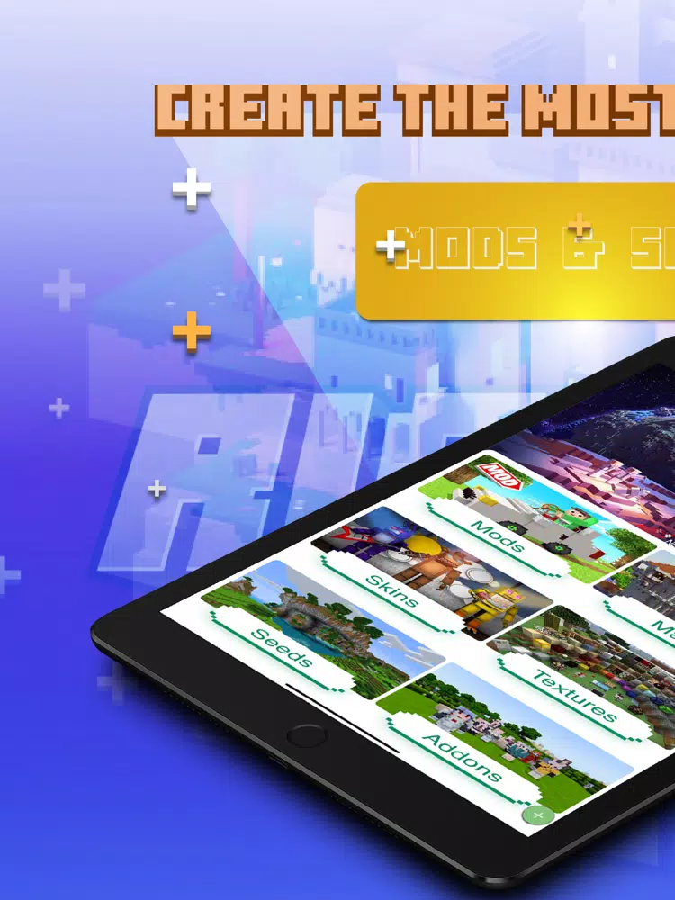 Mods Addons for mcpe iPad  스크린샷