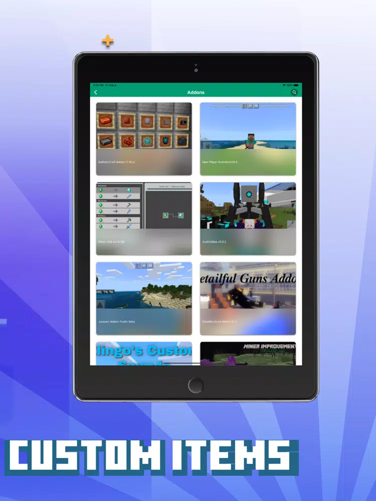 Mods Addons for mcpe iPad  스크린샷