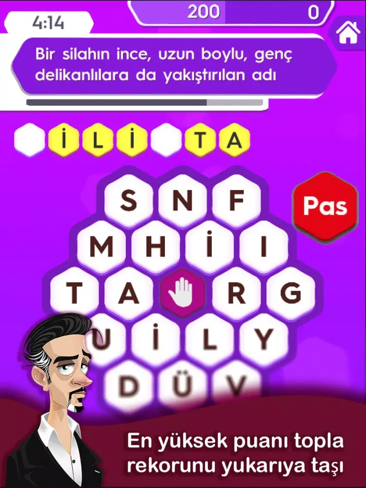 Kelime Oyunu - Harf Lütfen! iPad  Screenshots