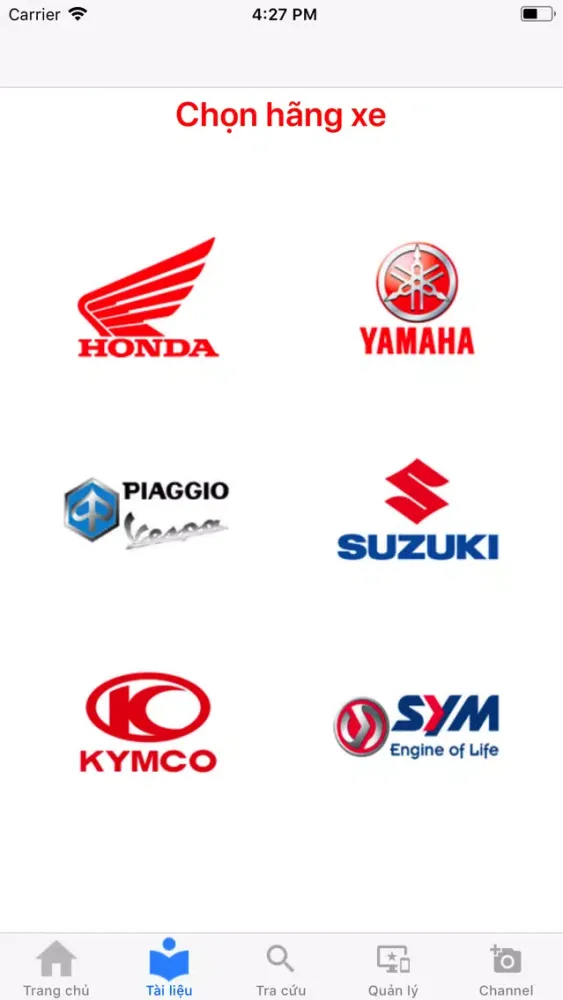 Ảnh chụp màn hình của MotoCare