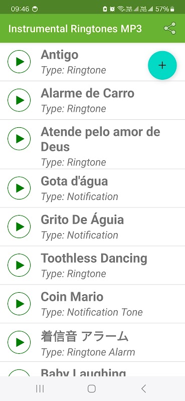 Popular ringtones downloads Screenshots