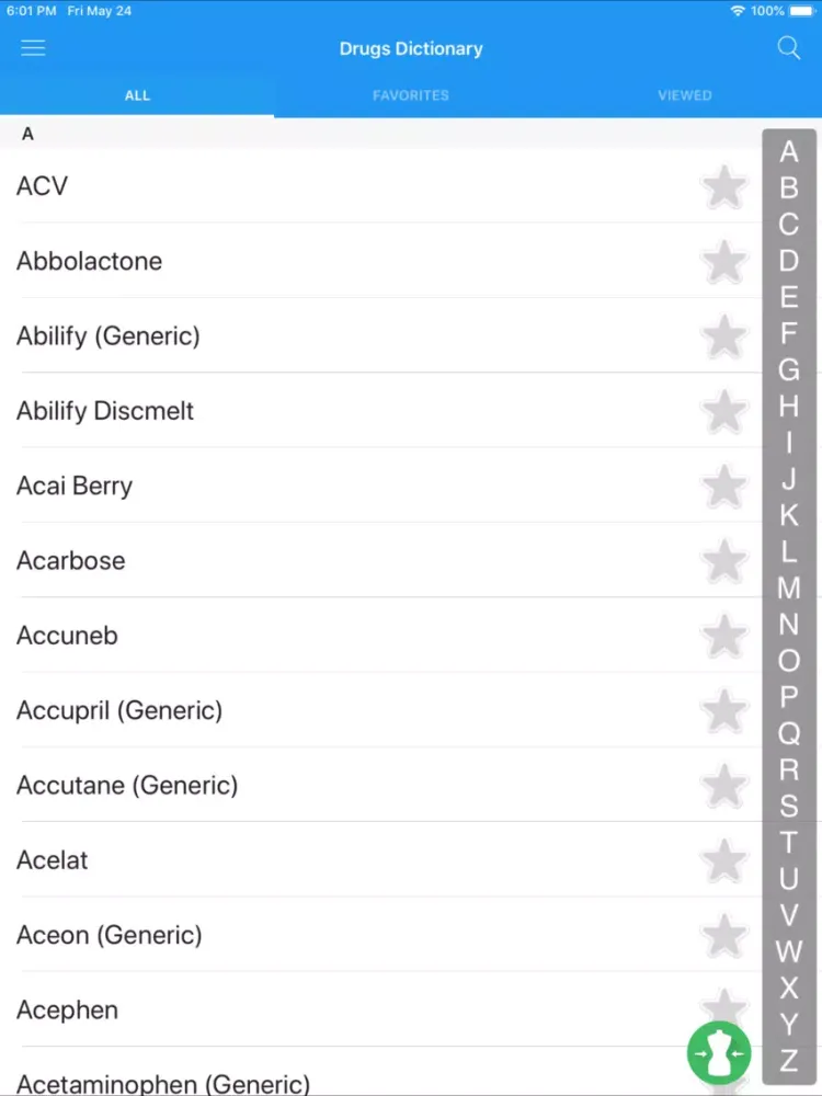 Drugs Dictionary Offline 2019 iPad 应用截图