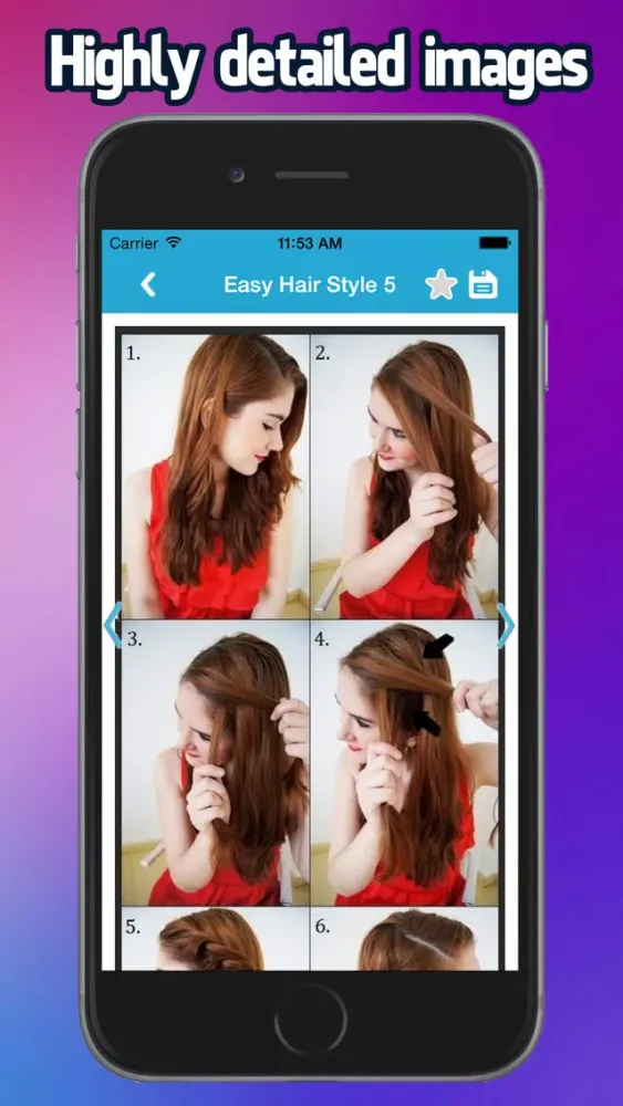 Captures d'écran de Hair Tutorials 2015 Step by Step