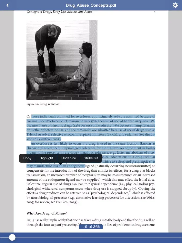 Captures d'écran de PDF Fast iPad 