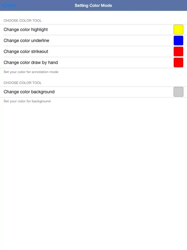 Captures d'écran de PDF Fast iPad 