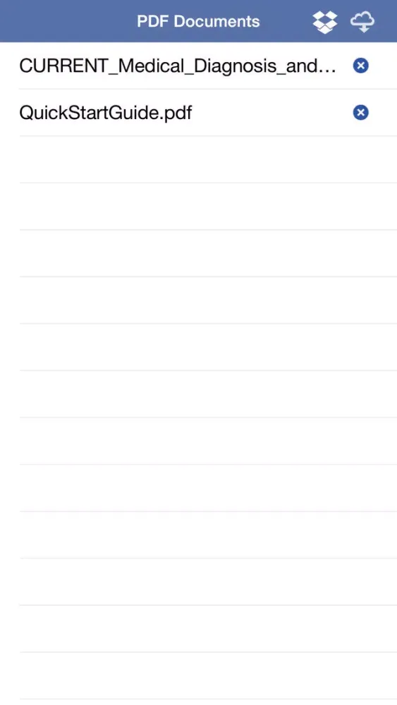 Captures d'écran de PDF Fast