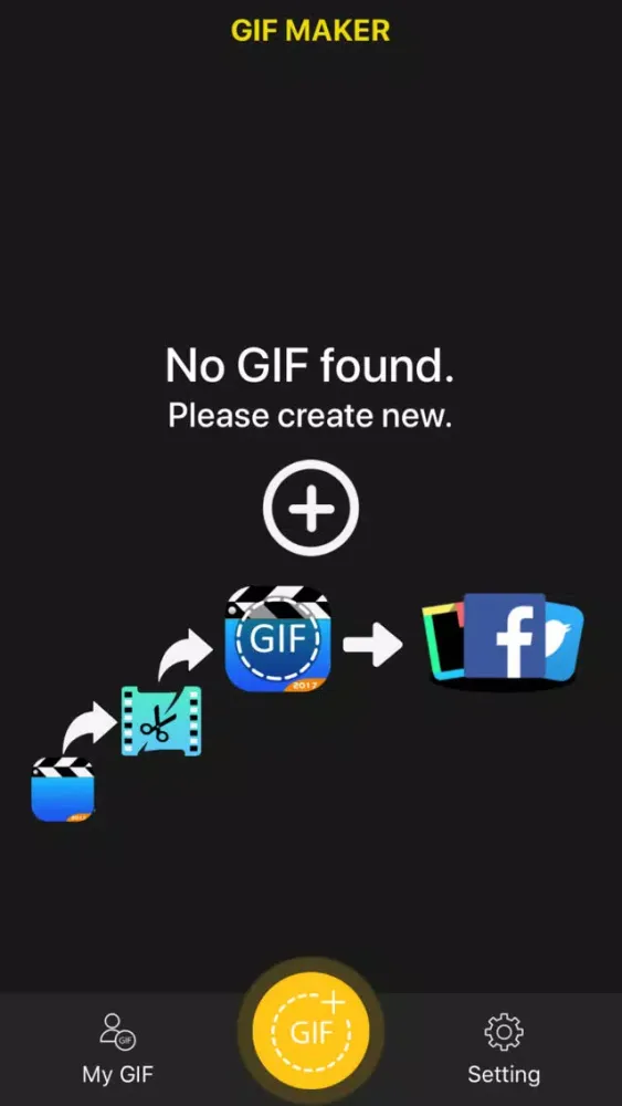 Tangkapan layar GIF Maker - GIF Editor 2018