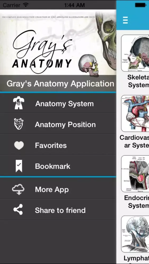 Gray's Anatomy 2014應用截圖
