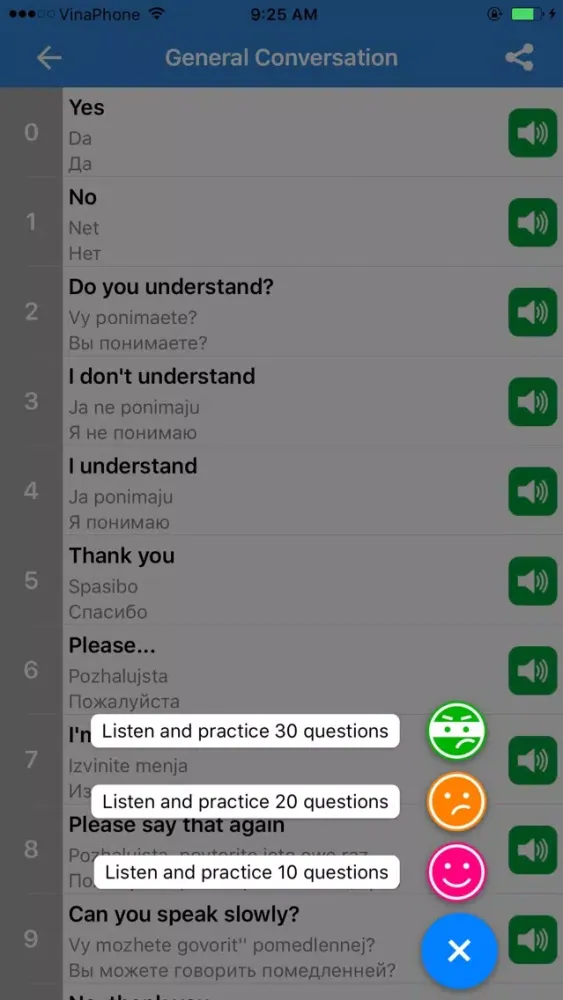 Capturas de pantalla de Learn Russian (Offline)