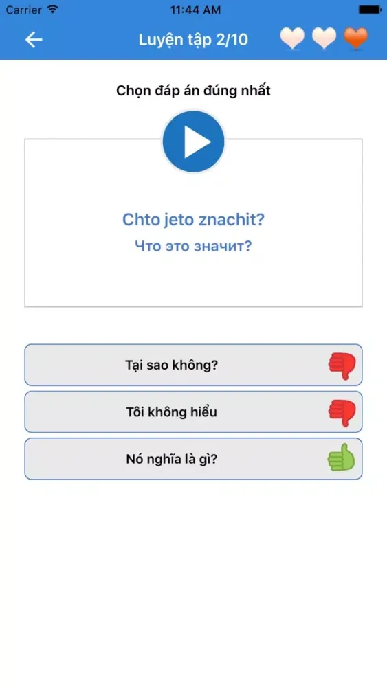 Capturas de pantalla de Tiếng nga giao tiếp - chủ đề