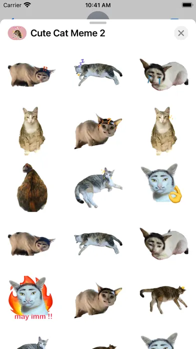 Captures d'écran de Cute Cat Meme 2