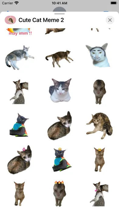 Captures d'écran de Cute Cat Meme 2