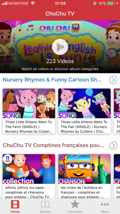 ภาพหน้าจอของ ChuChu TV: Nursery Rhymes Song