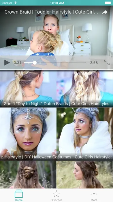 Girls Hairstyles - Cute Hairstyles for Girls應用截圖