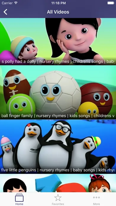 Captures d'écran de Kids TV - nursery rhythm