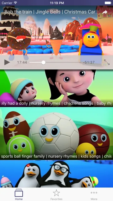 Captures d'écran de Kids TV - nursery rhythm